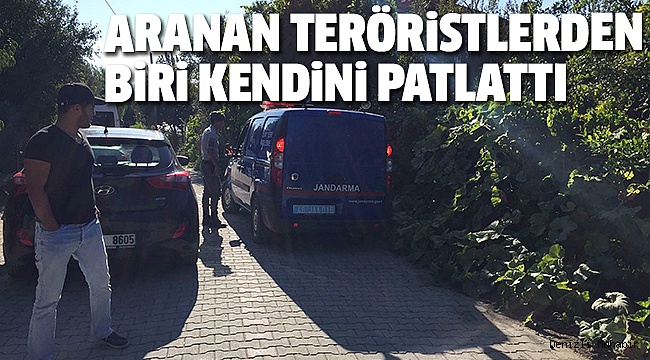 YAKALANACAĞINI ANLAYINCA KENDİNİ PATLATTI