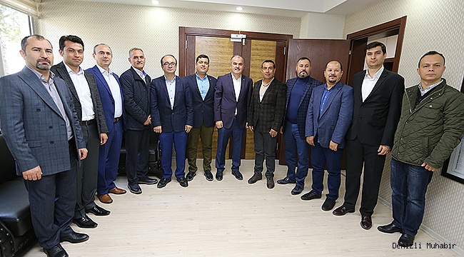 BAŞKAN GÜRLESİN MAKSİAD YÖNETİMİNİ AĞIRLADI