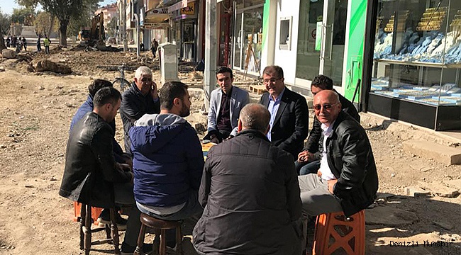BAŞKAN GÜVEN ÇİVRİL ESNAFINI ZİYARET ETTİ