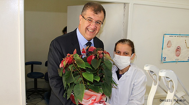 BAŞKAN GÜVEN’DEN DİŞ HEKİMLERİNE ZİYARET