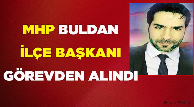 BULDAN MHP'DE ŞOK!