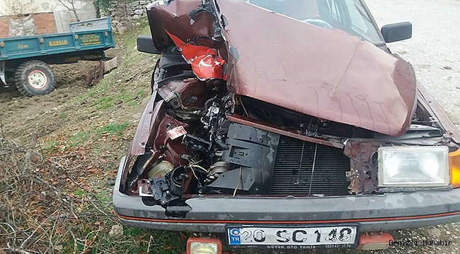 ÇAMELİ’DE KAZA UCUZ ATLATILDI