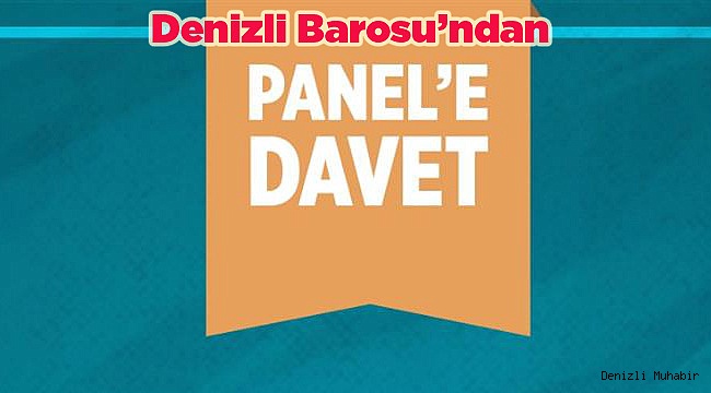 DENİZLİ BAROSU'NDAN "ARABULUCULUK" PANELİ