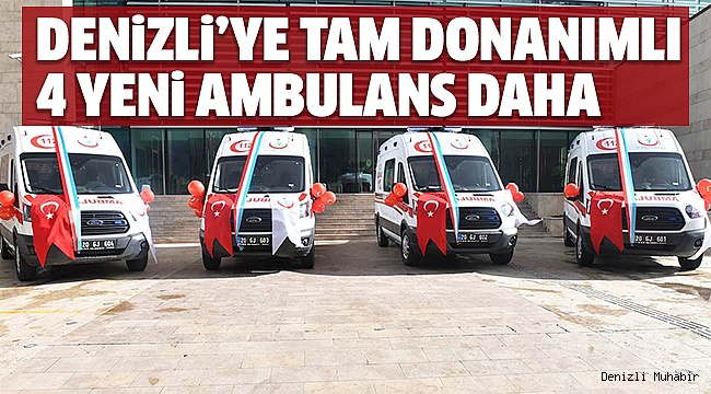 DENİZLİ’DE 112 DAHA DA GÜÇLENDİ