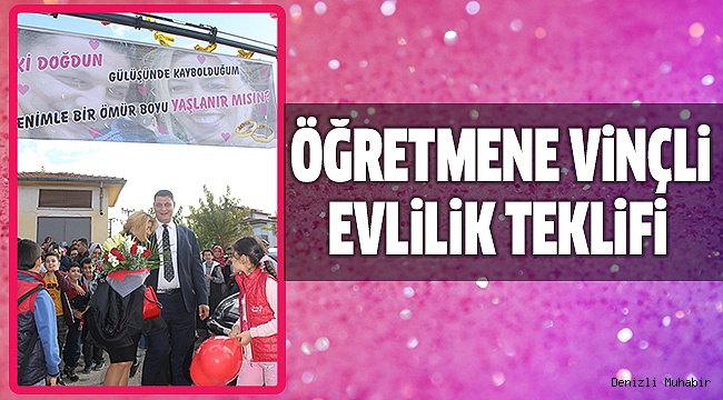 DENİZLİ’DE BİR İLGİNÇ EVLİLİK TEKLİFİ DAHA
