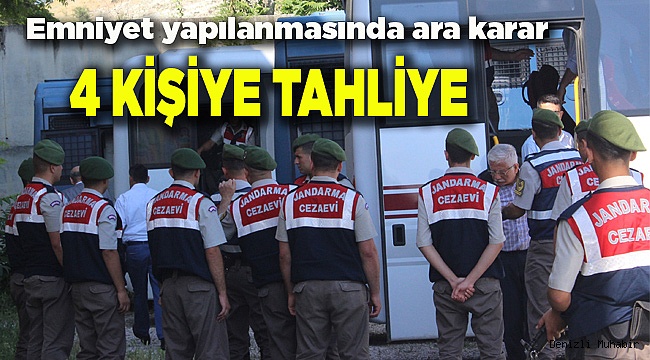 Denizli’deki emniyet yapılanması davasında 4 tahliye kararı