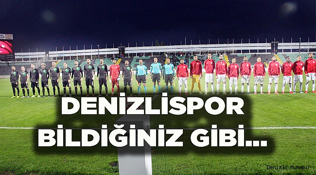 Denizlispor: 0 - Balıkesirspor Baltok: 2