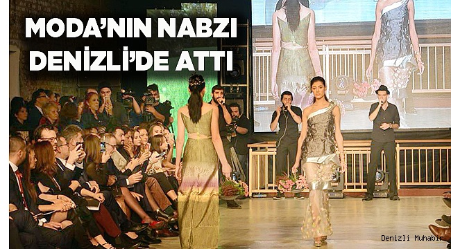 Genç tasarımcıların kıyafetleri defileyle sergilendi