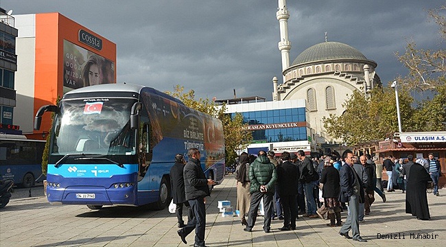 İŞKUR OTOBÜSÜ DENİZLİ’YE DE GELDİ