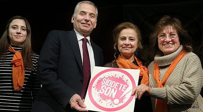 Kadına karşı şiddete "HAYIR"