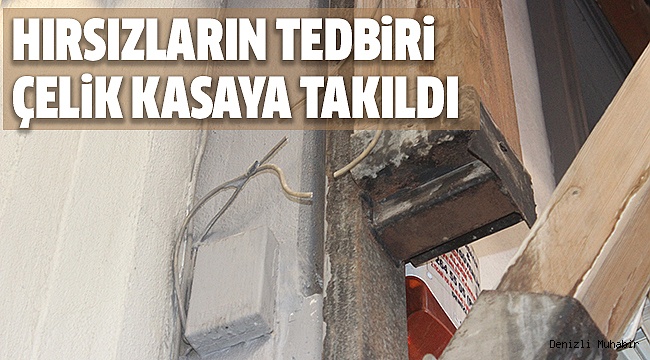 KASAYI AÇAMADAN KAÇTILAR