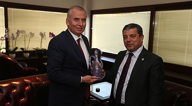KKTC BAKANI DÜRÜST’TEN BAŞKAN ZOLAN’A ZİYARET