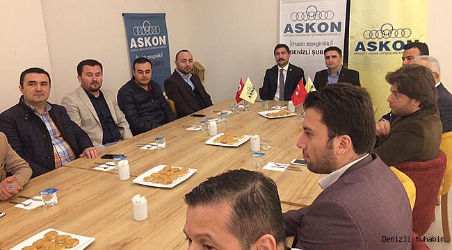 MİLLETVEKİLİ ÖZKAN'DAN ASKON'A ZİYARET