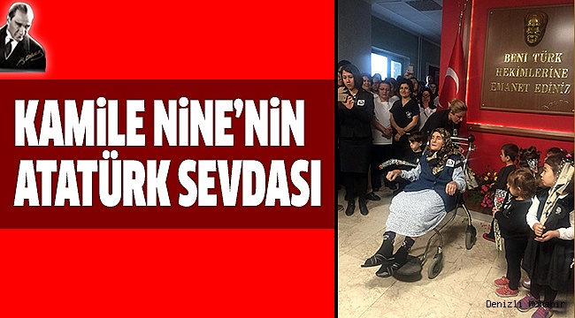 MİNİK ÖĞRENCİLERLE ATATÜRK ŞİİRİ OKUDU
