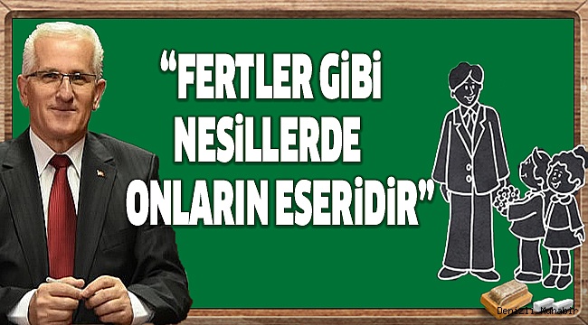 OĞUZ’DAN MESLEKTAŞLARINA KUTLAMA MESAJI