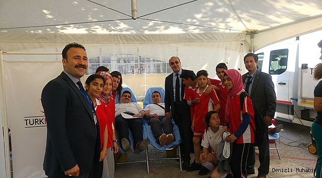 PAMUKKALE’DE KAN BAĞIŞI REKOR KIRIYOR