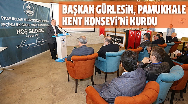 PAMUKKALE KENT KONSEYİ BAŞKANI KAYA OLDU