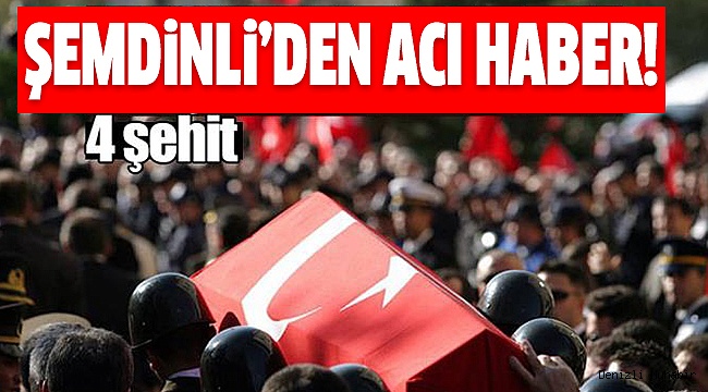 ŞEMDİNLİ'DE OPERASYON SÜRÜYOR