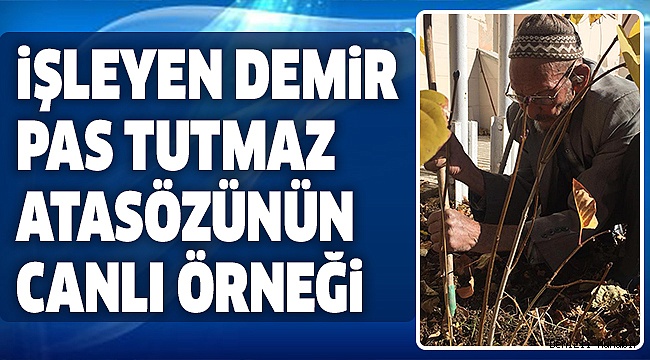 SÜLEYMAN DEDE GENÇLERE TAŞ ÇIKARTIYOR