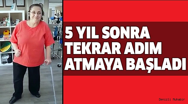 TEKERLEKLİ SANDALYE İLE GELDİ YÜRÜYEREK ÇIKTI