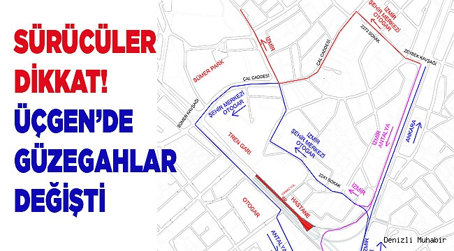 Üçgen Meydanı’nda bu yollara dikkat