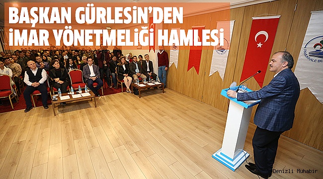 YENİ İMAR YÖNETMELİĞİ SEMİNERİ DÜZENLENDİ