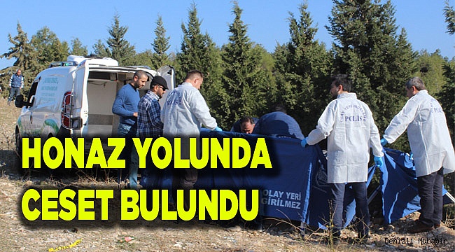 YOL KENARINDA CESET BULUNDU