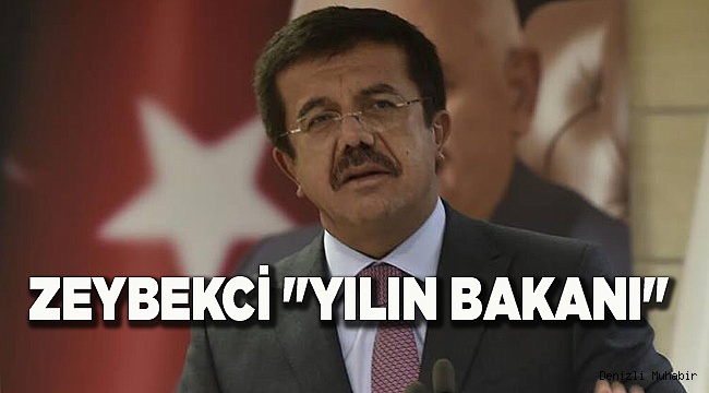 ZEYBEKCİ "YILIN BAKANI"