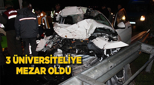 3 üniversiteliye mezar oldu
