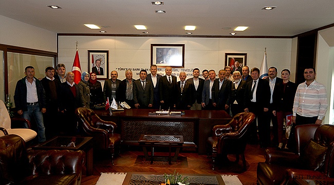 AK PARTİ ÇAL’DAN BAŞKAN ZOLAN’A ZİYARET
