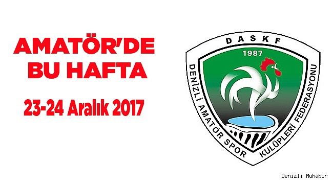 AMATÖR'DE BU HAFTA
