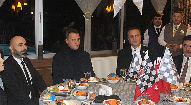 BJK BAŞKANI ORMAN,ONUR YEMEĞİNE KATILDI