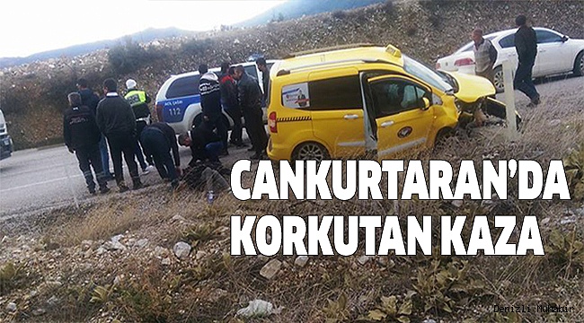 CANKURTARAN MAHALLESİ’NDE KAZA: 1 YARALI