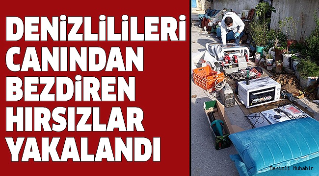 HIRSIZLIK OLAYLARINA KARIŞAN 8 KİŞİ YAKALANDI