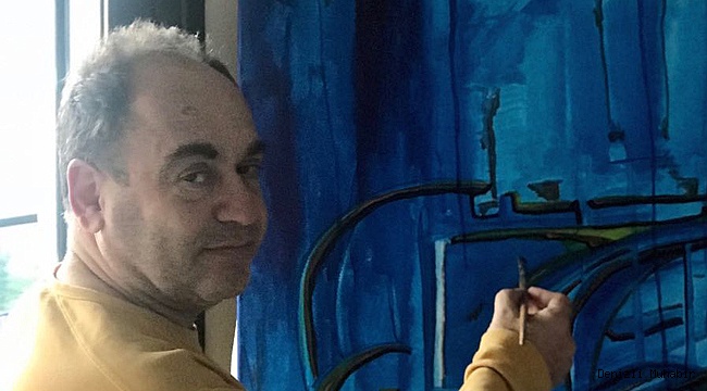 İZMİR’Lİ RESSAM DENİZLİ’DE SERGİ AÇTI