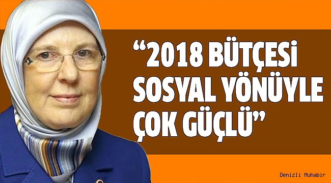 RAMAZANOĞLU’NDAN, 2018 BÜTÇE AÇIKLAMASI