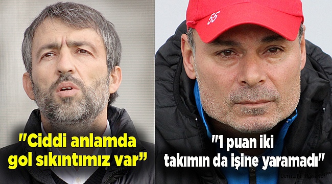 Reha Kemal Erginer: "Ciddi anlamda gol sıkıntımız var”