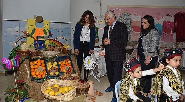 RUKİYE URHAN ANAOKULU ANADOLU PAZARI KURDU