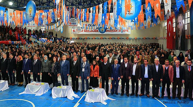 Sarayköy’de İl Kongrelerini aratmayan AK Parti İlçe Kongresi