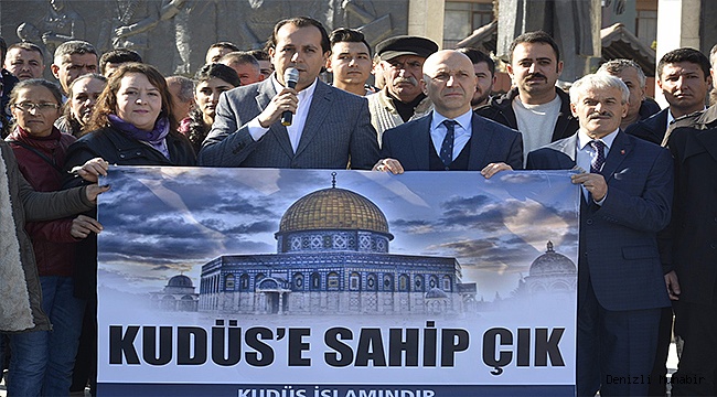 SARAYKÖY’DEN “KUDÜS DAVASININ TAKİPÇİSİYİZ” MESAJI