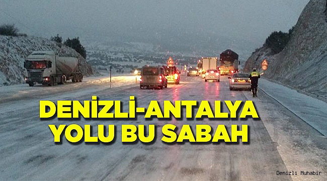 SÜRÜCÜLER DİKKAT. ZİNCİRSİZ ÇIKMAYIN!