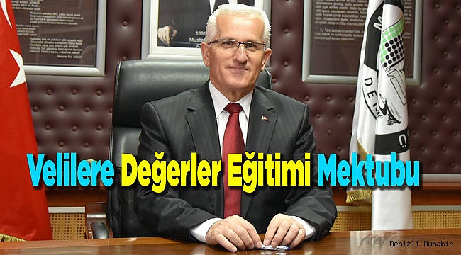 Velilere Değerler Eğitimi Mektubu