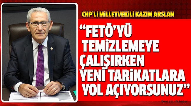 ARSLAN, DEVLET PROTOKOLÜ DÜZENLEMESİNİ ELEŞTİRDİ