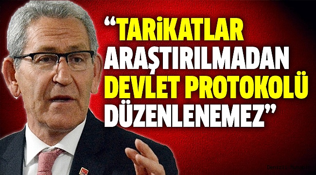 ARSLAN, DEVLET PROTOKOLÜ KONUSUNU ELEŞTİRDİ