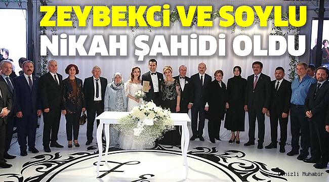 AYGÖREN’İN OĞLUNUN NİKAHINA KATILDILAR