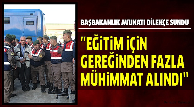 BAŞBAKANLIK AVUKATINDAN FAZLA MÜHİMMAT CEVABI