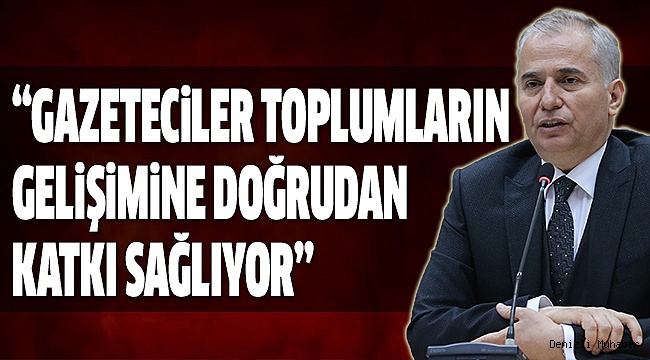 BAŞKAN ZOLAN GAZETECİLERİN GÜNÜNÜ KUTLADI