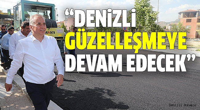 BÜYÜKŞEHİRİN ALT YAPI HAMLESİ SÜRÜYOR