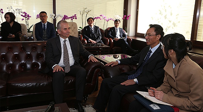 ÇİN ANKARA BÜYÜKELÇİSİ ZOLAN'I ZİYARET ETTİ