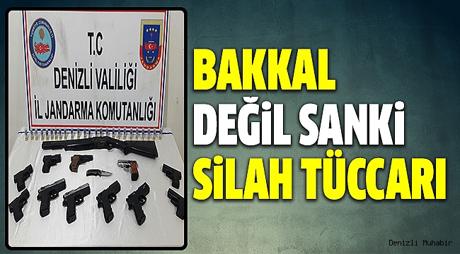 DENİZLİ'DE KAÇAK SİLAH OPERASYONU